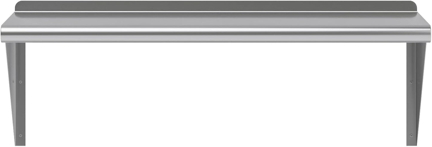 AmGood 36" Long X 14" Deep Stainless Steel Wall Shelf | NSF Certified | Appliance & Equipment Metal Shelving | Kitchen, Restaurant, Garage, Laundry, Utility Room