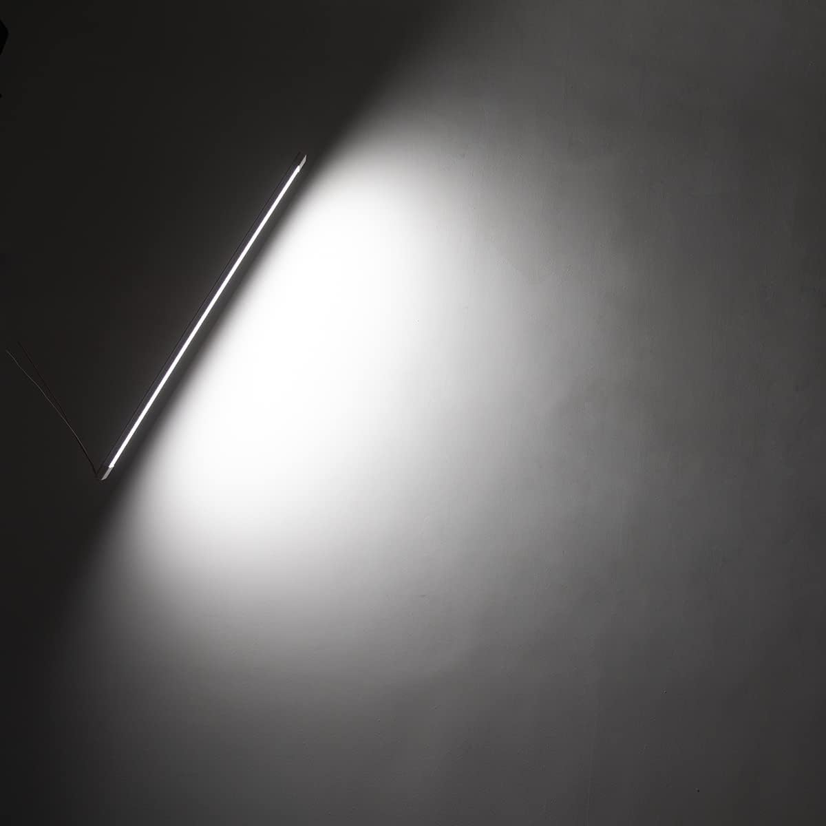 LED Interior Utility Light Fixture 34.2" x 2.6", High Lumen-Output Low Current Draw Energy Efficient, Frosted Lens 6000K Cool-White Even Diffused Beam, On/Off Rocker Switch 12V-24V DC, 1-Pack