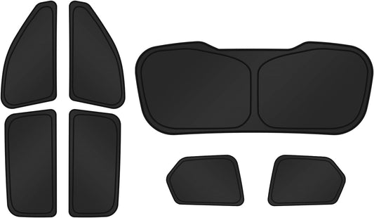 Sunshades for 2021-2025 2026 Jeep Grand Cherokee L Accessories Sun Shade Side Rear Window Shade Cover Sun Visor Shield Privacy Protection for Camping Keep Vehicle Cool Black 7PCS