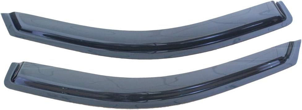 2pcs Outside Mount Style Sun Rain Guard Durable Side Window Wind Deflectors Dark Smoke Vent Window Visors Compatible with F-150 04-08 Standard/Regular Cab 92805