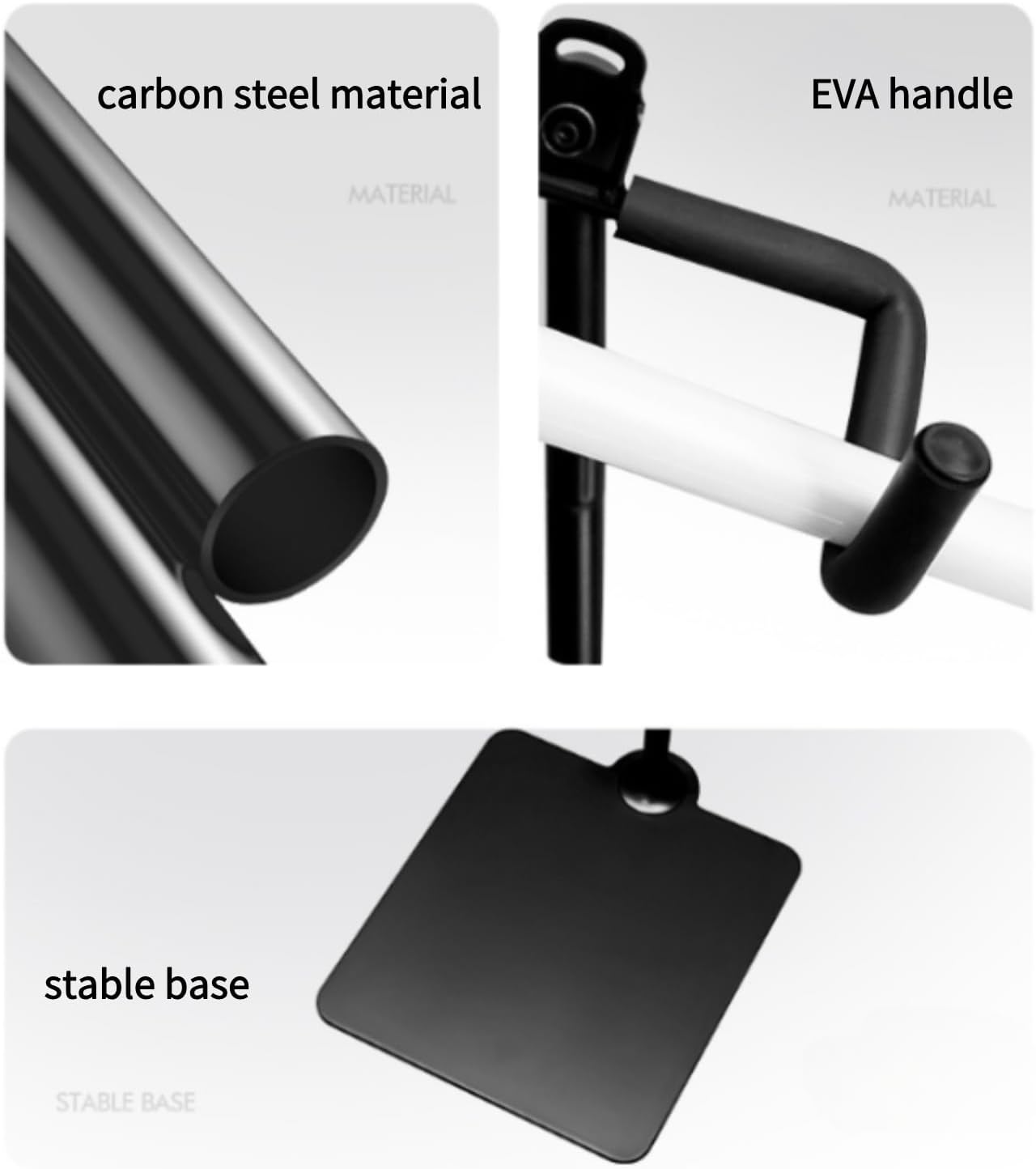 Rcool Carbon Steel Bike Stand,Designed specifically for Folding Bicycles,Home Garage Parking Rack,Stable Anti-Slip,Durable Install,Frame Protection,Space-Saving，White