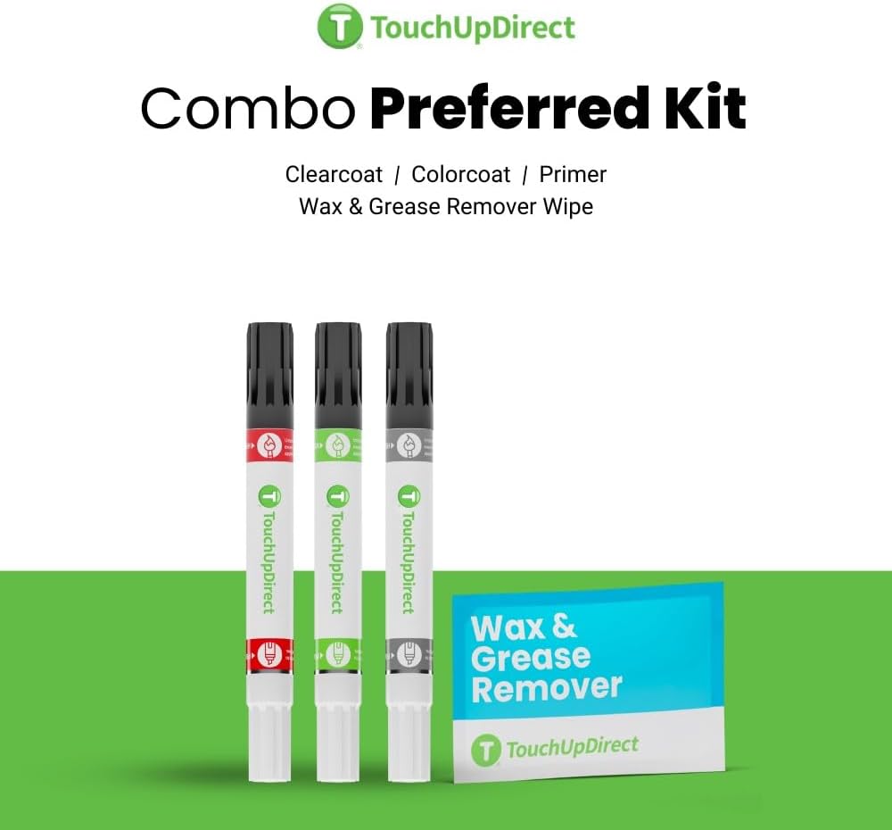 TouchUpDirect DAN Hakone Green Compatible with Toyota Exact Match Touch Up Paint Combo - Preferred Kit