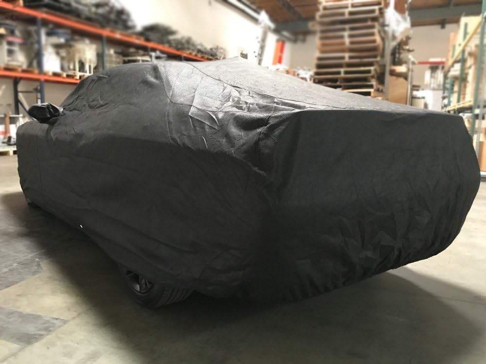 CarsCover Custom Fits for Dodge Challenger Car Cover 5 Layer Ultrashield Premium Black Covers (R/T, SRT, T/A, SXT, Hellcat)