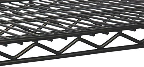 Omega 14" Deep x 60" Wide x 80" High 3 Tier Black Starter Shelving Unit