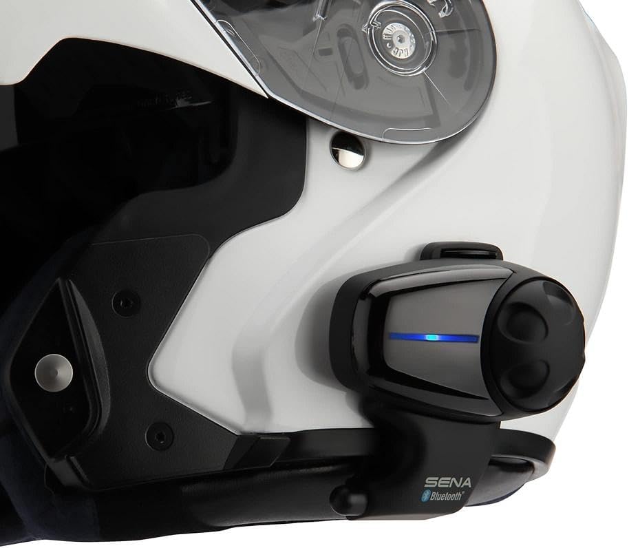 Sena SMH10D-11 Motorcycle Bluetooth Headset/Intercom Communication System with Universal Microphone Kit (Dual)