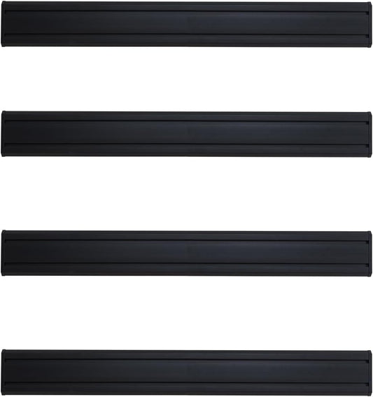 Slat Wall Paneling Garage Tool Organizer Wall Mount 48"L x6"H, 4 Pack, Black Slatwall Panels Garage Wall Organizer Heavy Duty, Easy Installation, Garage Storage and Organization Max Load 1300 LB