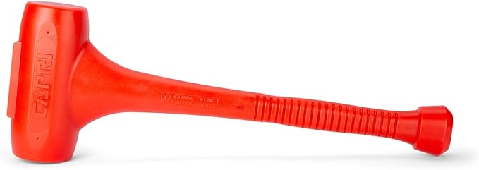 Capri Tools CP10100 C100 Dead Blow Hammer, 20", Orange, 6 lbs.