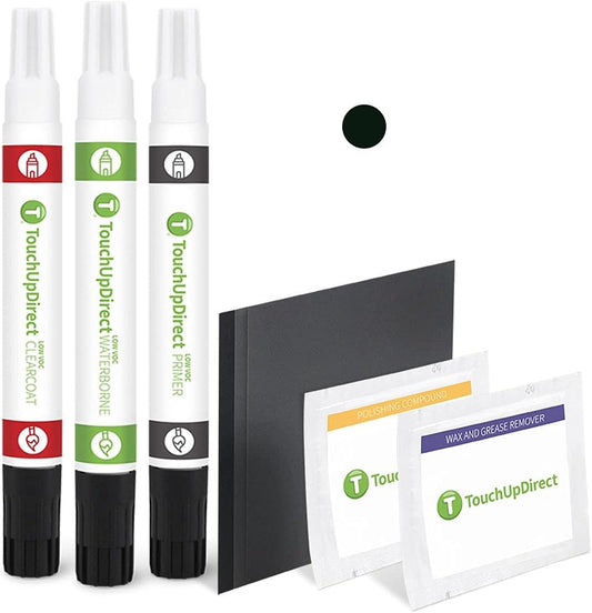 TouchUpDirect 202 Black Compatible with Toyota Exact Match Touch Up Paint Combo - Platinum Kit