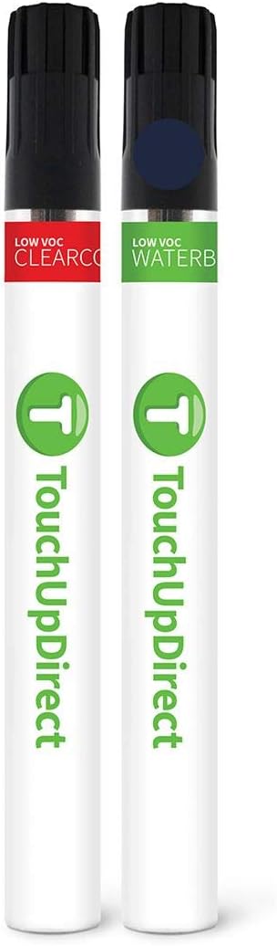 TouchUpDirect 8S6 Dark/Nautical Blue Metallic Compatible with Toyota Exact Match Touch Up Paint Brush - Essential Kit