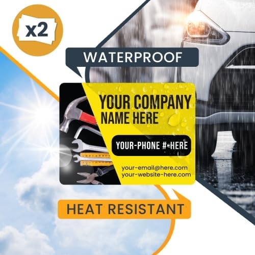 Magnet Me Up Customizable and Personalized Automotive Magnet Decals (16”x22” Builder)