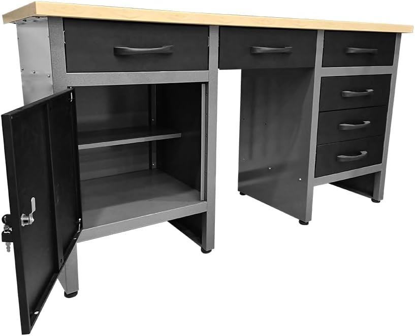 Steel Garage Workbench Organizer Set System for Factories Auto Repair Shops