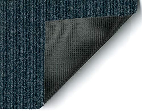 KOECKRITZ Heavy Duty Durable All Weather Indoor/Outdoor Non Slip Entrance Mat Rugs and Runners for Office Business Building Home Garage Front Door (3' x 16', Blue)