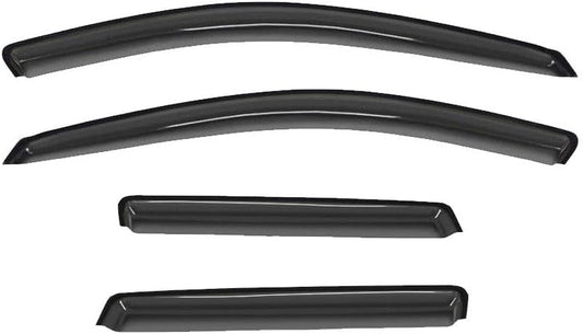Smoke Sun/Rain Guards Window Visors Compatible with 2003-2008 Nissan Murano Wind Deflector 4pc 94921