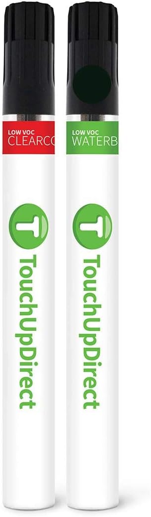 TouchUpDirect 202 Black Compatible with Toyota Exact Match Touch Up Paint Brush - Essential Kit
