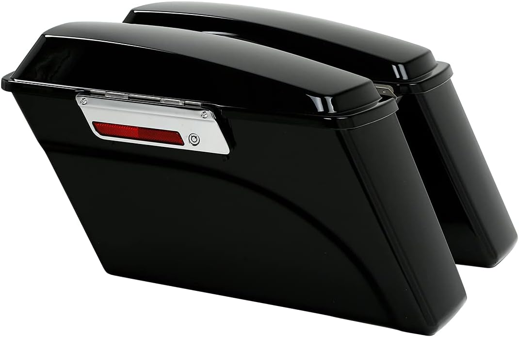 XFMT Motorcycle Hard Saddle bags Trunk W/Conversion Bracket Mount Kit Fit For Harley Softail Heritage Classic Deluxe 1984-2017