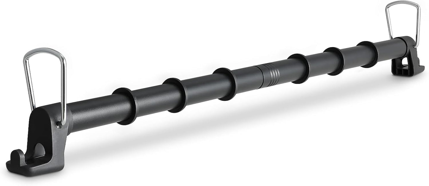 Car Clothes Hanger Bar, Heavy Duty Telescopic Clothes Rod for Cars 30–62 Inches, Wrinkle Free Clothes Rack for Sedans, SUVs, Trucks, and Most Other Vehicles, Suitable for Daily and Travel Use