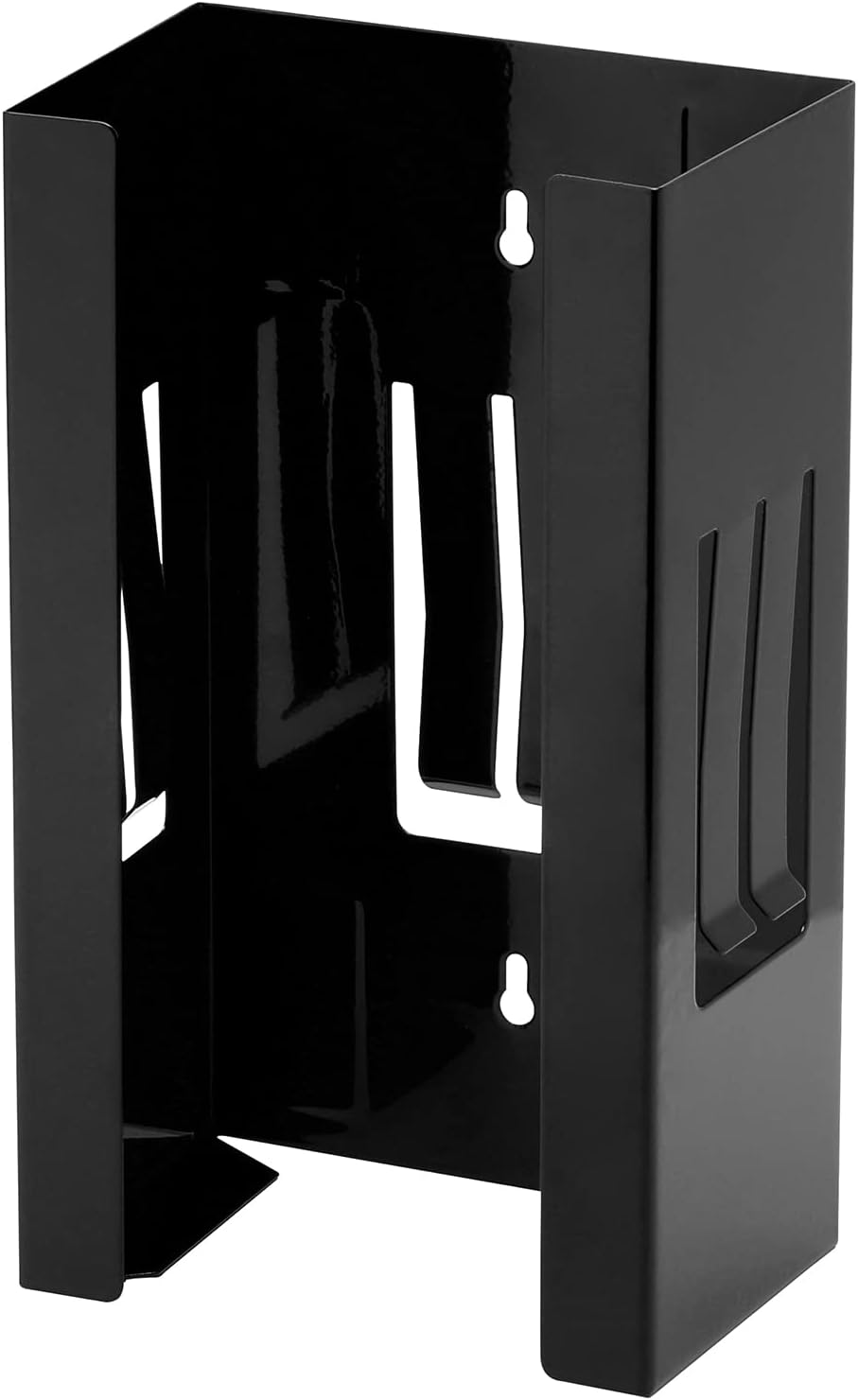 EMENTOL Magnetic Glove/Tissue Dispenser Holder Set, Black Glove Dispenser Wall Mount, Mount onto Tool Box or in Workshops