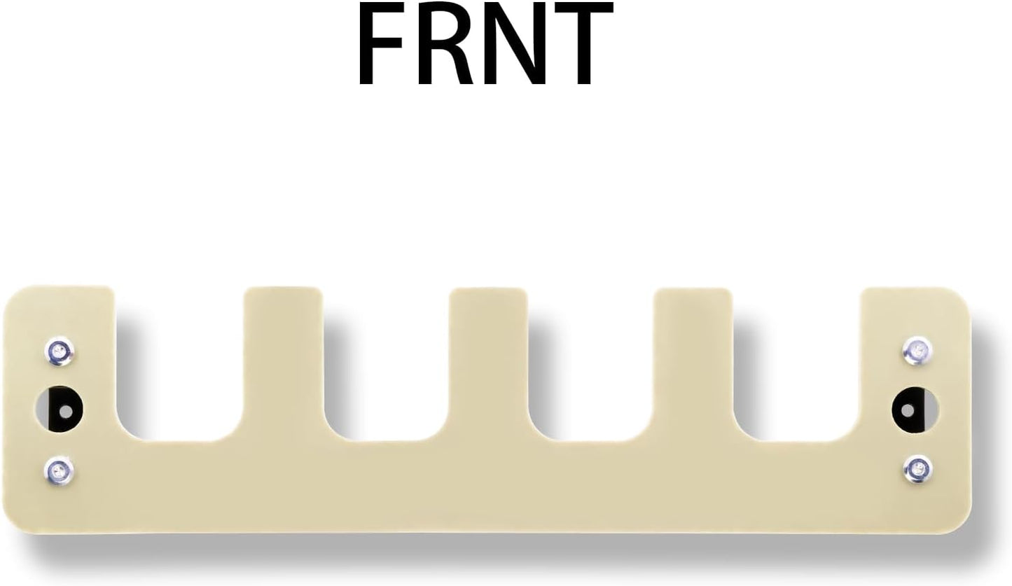 FETESNICE Battery Holder Wall Mount for Makita,4-Slot Battery Storage Rack Compatible with Makita 14.4/18V Batteries BL1815N BL1820B BL1830B BL1840B BL1850B BL1860B BL1415NBL1830B BL1450