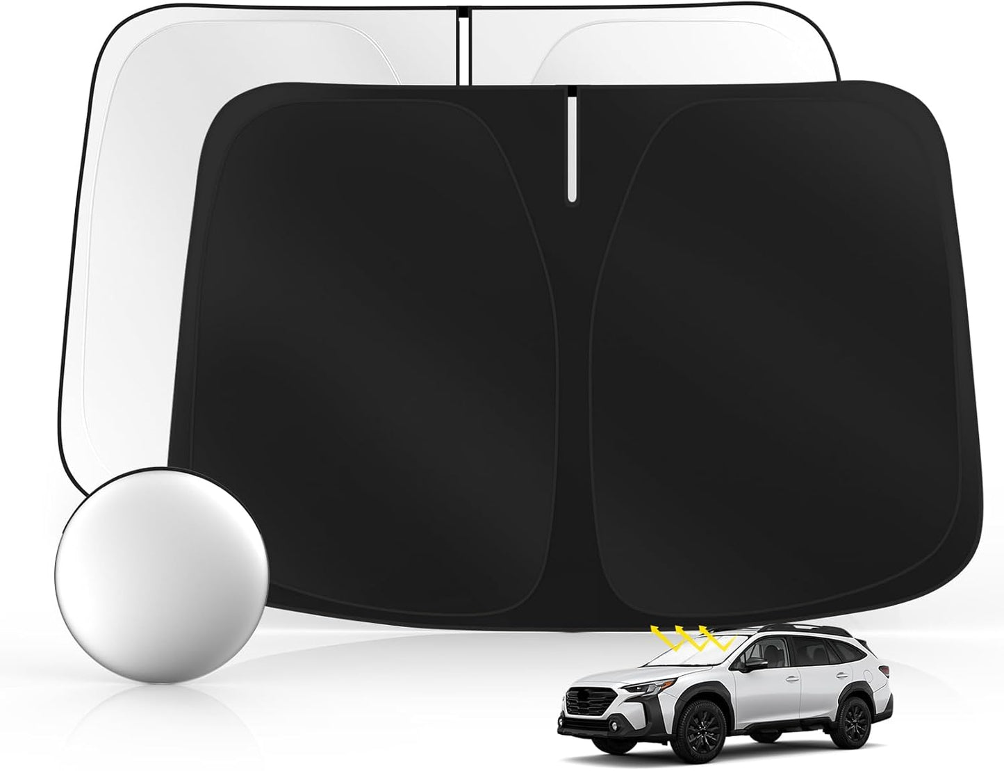 Windshield Sun Shade for S-ubaru Outback 2020-2025 Foldable Sunshade Custom Fit Front Window Car Interior Accessories Protector Blocks UV Rays