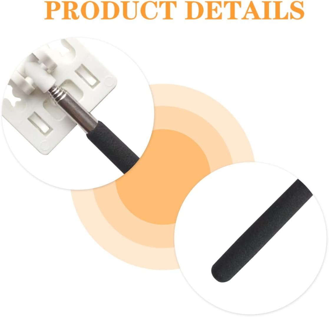 VICASKY Telescopic Rod Card Holder Reacher,Vehicle Parking Toll Swiping Stick Grabber Car Parking Contactless Payment Card Rod Tool