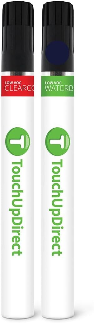 TouchUpDirect 8Q4 Reservoir Blue Compatible with Toyota Exact Match Touch Up Paint Brush - Essential Kit