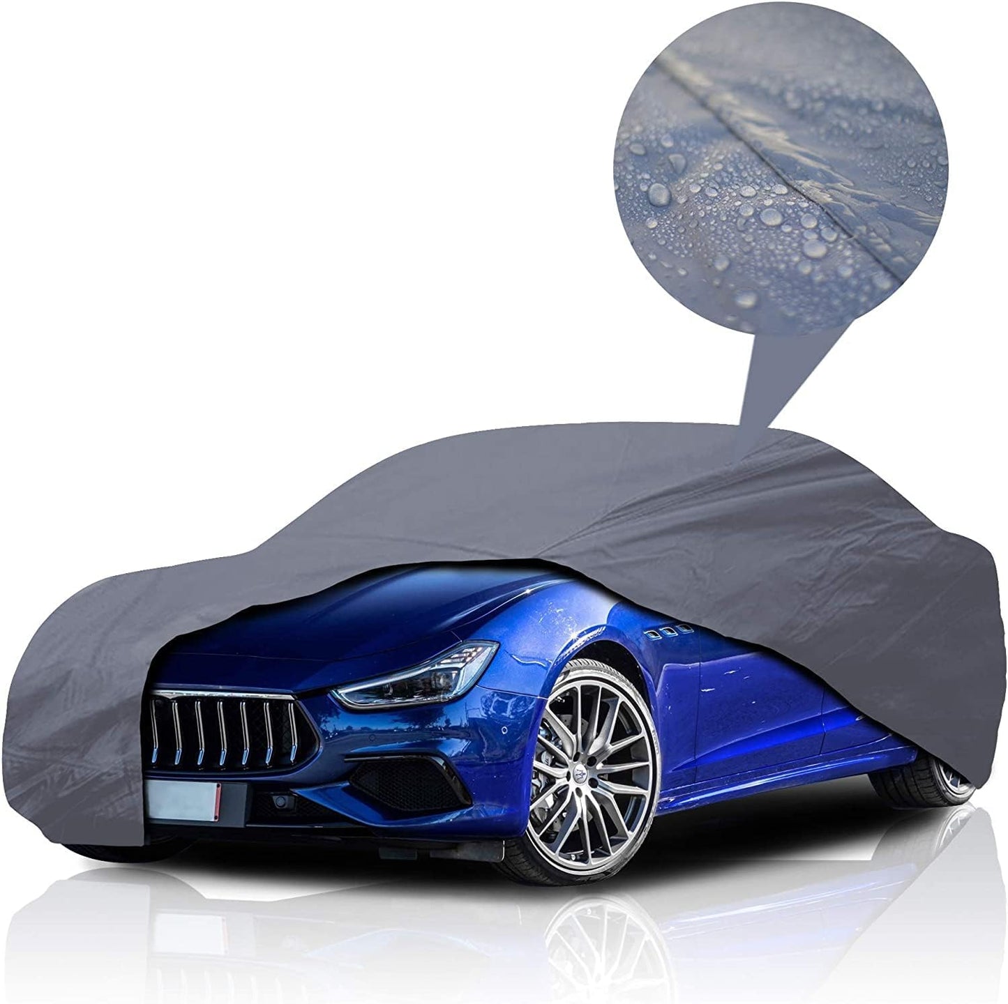 Supreme Full Car Cover – Semi Custom Fit for Full-Size Cars | Dustproof, Windproof, UV Protection, Breathable & Durable All-Weather Protection | Fits Volkswagen Scirocco 1974-1981 Coupe