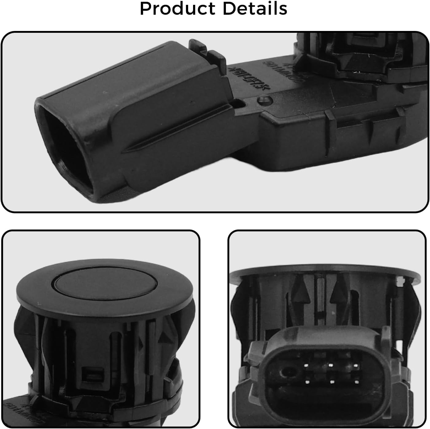 Reverse Backup Parking Assist Sensor Compatible with Select Toyota Models - RAV4 2014-2018 Tacoma 2015-2022 Tundra 2014-2021 Replace# 89341-0C010, 89341-0C020 4pcs