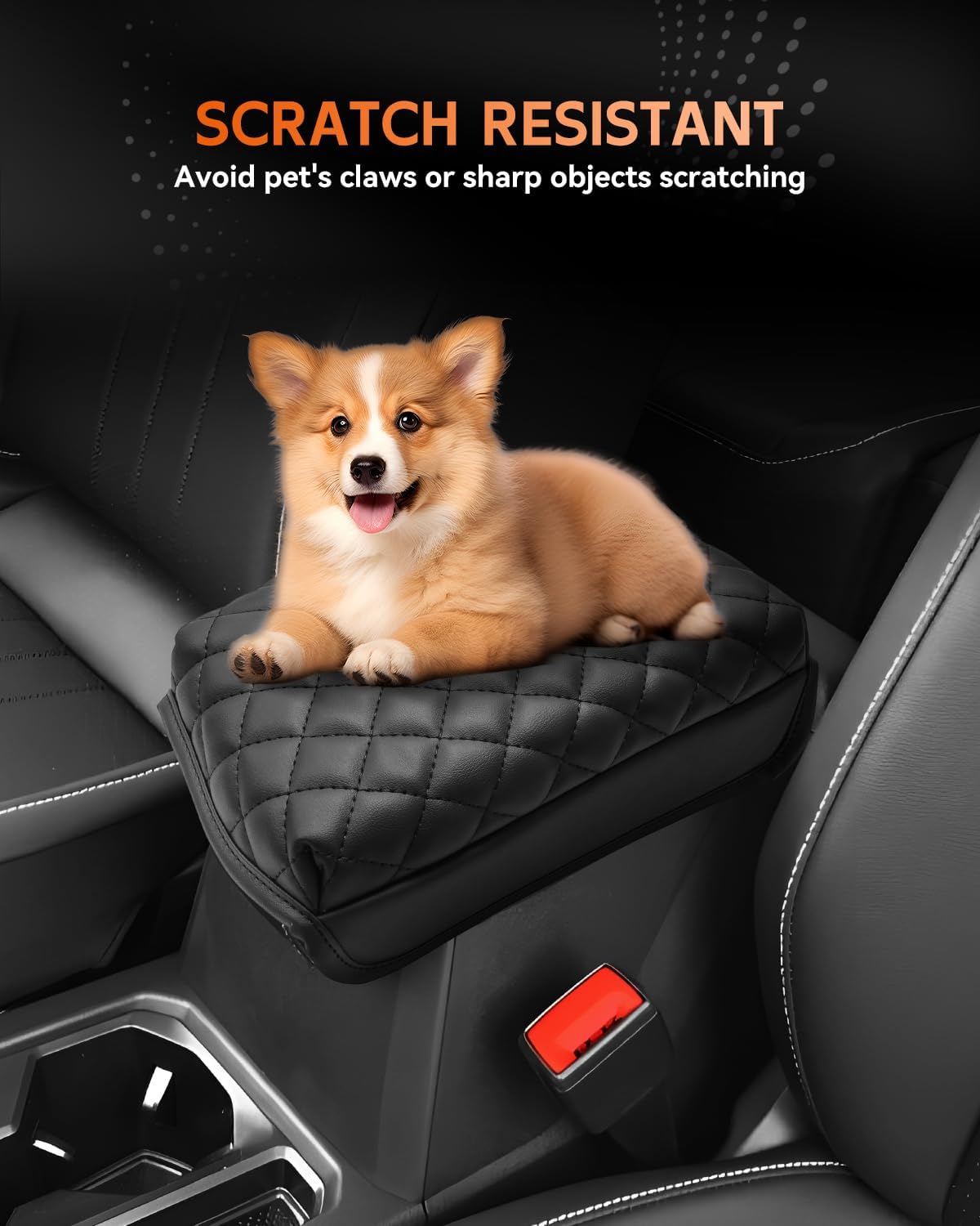 CDEFG for Volkswagen Taos 2022-2025 Center Console Cover Armrest Box Cover for VW Taos (S, SE, SEL) 2022 2023 2024 2025 Accessories Console Arm Rest Protector