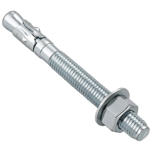 3/8x3" 30Pcs Inch Standard Fasteners for Heavy-Duty Zinc Wedge Anchors for Cement and Concrete