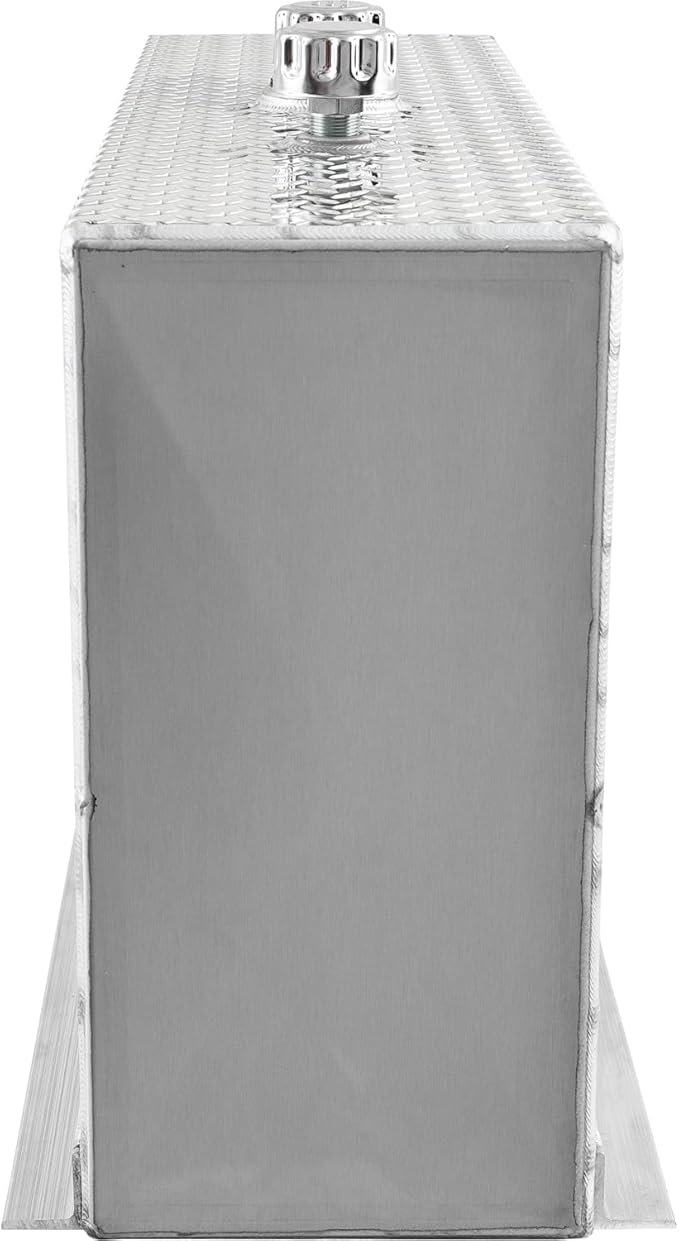 Buyers Products UR50A 50 Gallon Upright Aluminum Hydraulic Reservoir, Lightweight, With Baffles & Sight Gauge, Hydraulic Tank for Trucks