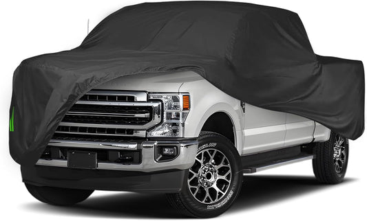 Proadsy 2025 Upgrade Car Cover for 2017-2025 Ford Super Duty F-250 Regular Cab 8 ft Bed All-Weather Windproof Waterproof UV Protection Defense Against Rain Snow Dust Sun Outdoor Truck Cover