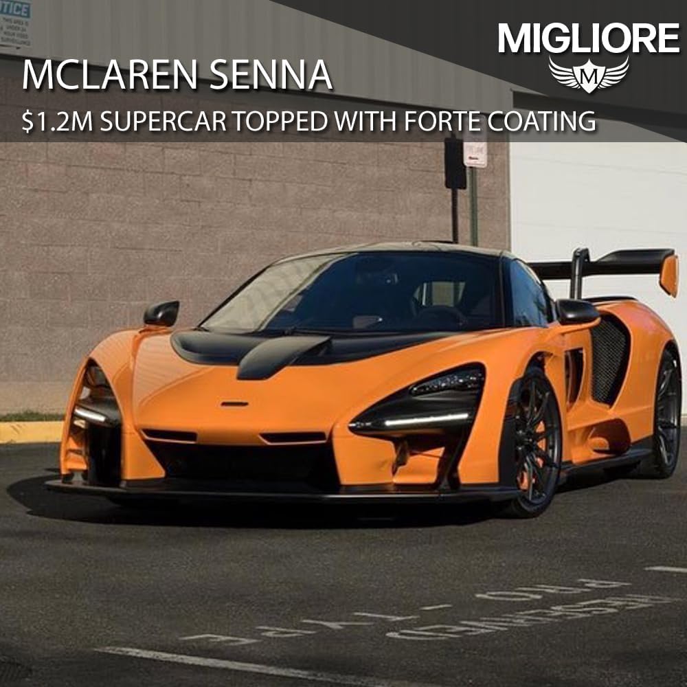 Migliore Forte Coating: 9H High Strength Premium Graphene Coating │5+ Years of Protection │ Apply After Car Wash Clay Bar Buffer Polisher │ Auto Marine Boat Motorcycle