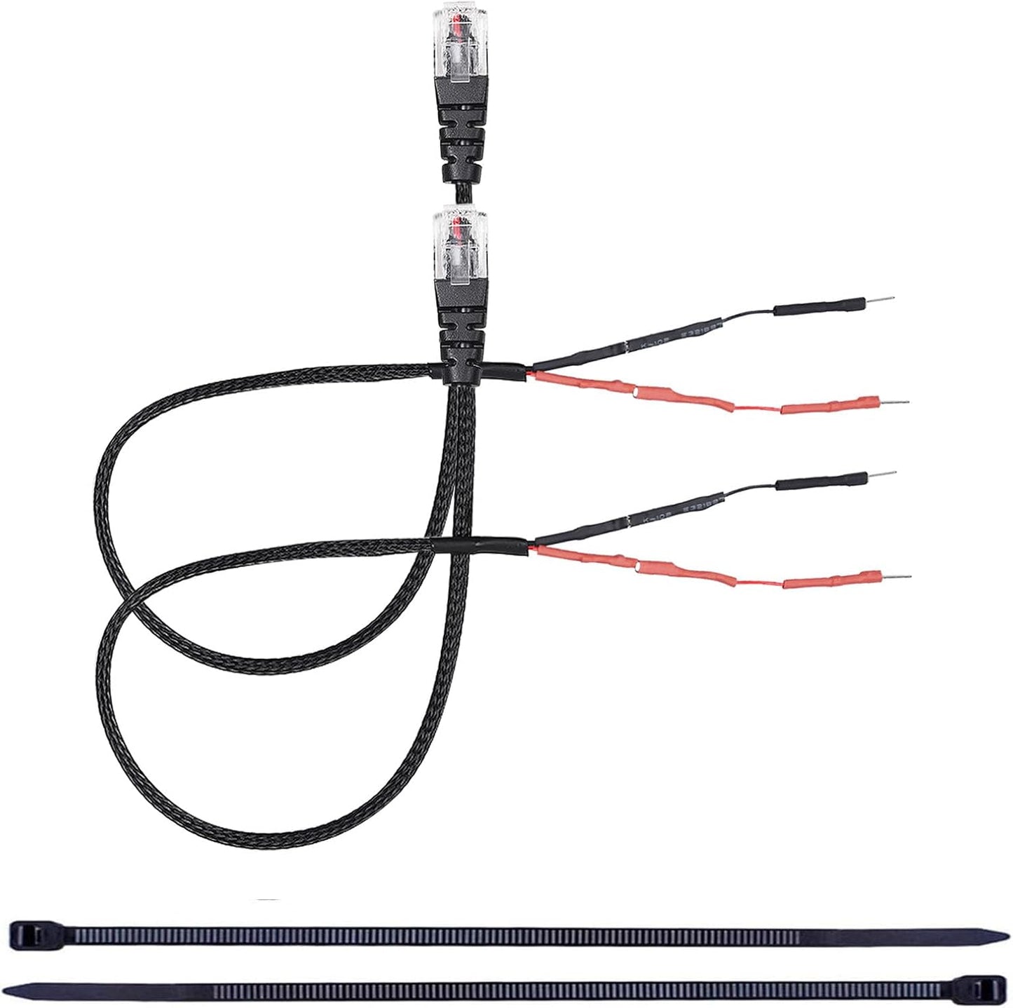 RJ11 Power Cord Compatible with Uniden Radar Mirror Wire Detectors,Model (3005201U) Fits R1 R3 R4 R7 R8 (2 Pack)