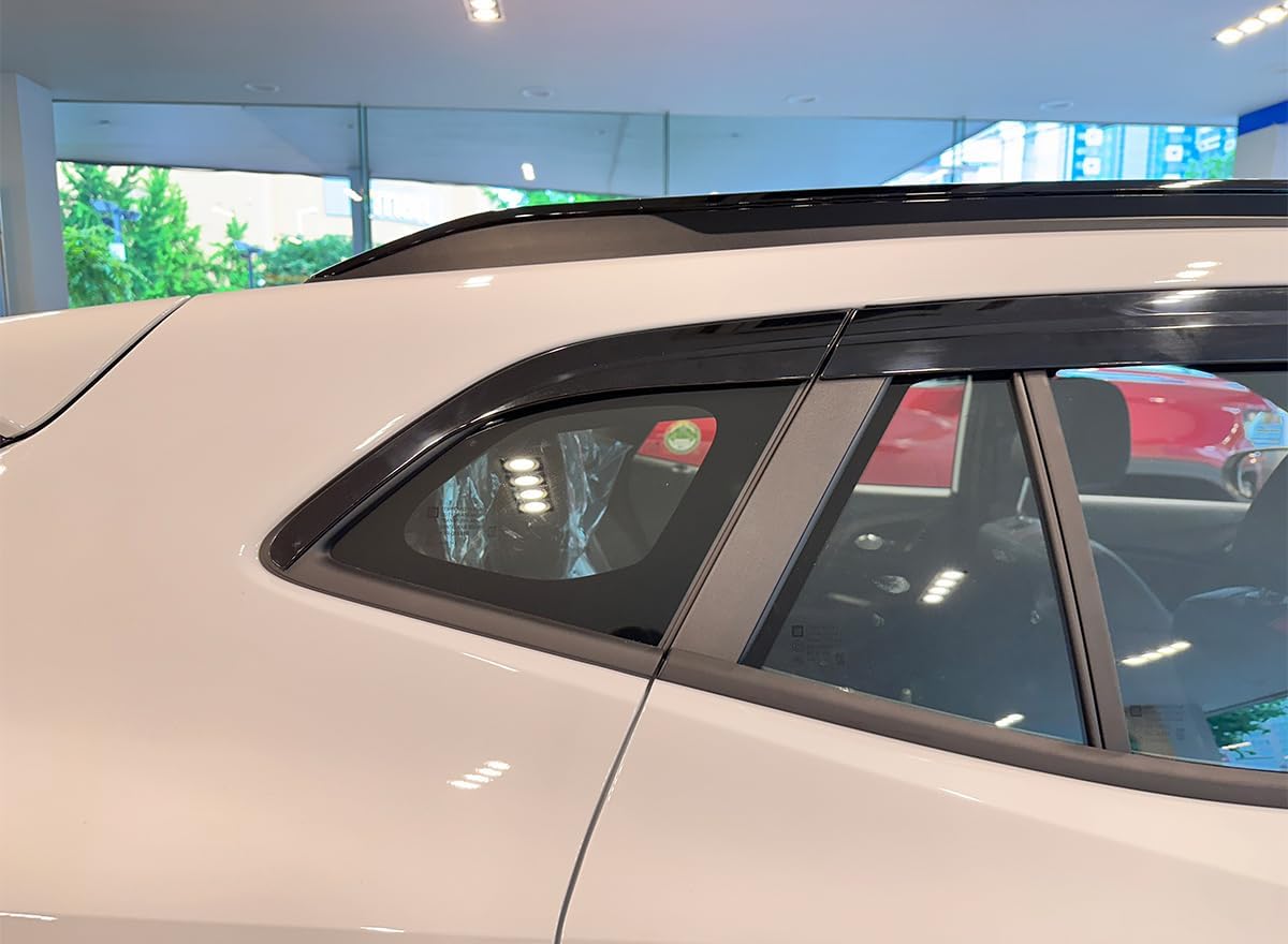 AUTOCLOVER Smoked Window Visor Sun Rain Vent Guard 4p for 2024 Trax, E291