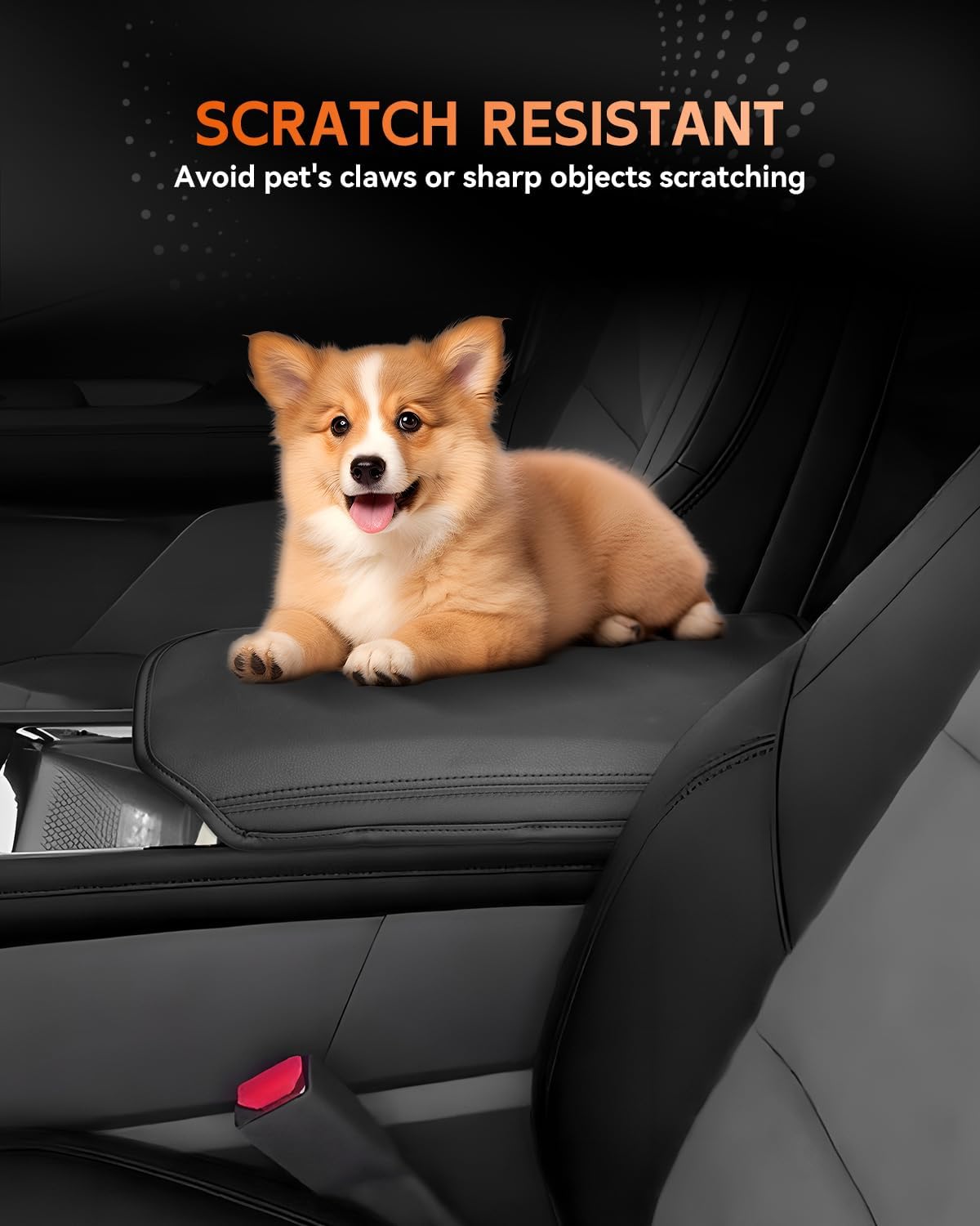 CDEFG for Chevrolet Blazer EV 2024 2025 2026 Center Console Cover Armrest Box Cover for Chevy Blazer EV (LT, RS) Accessories Console Arm Rest Protector