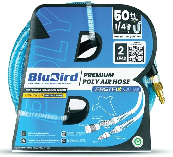 Blubird - AVAGARD Poly AIR Hose Assembly 1/4 X 50