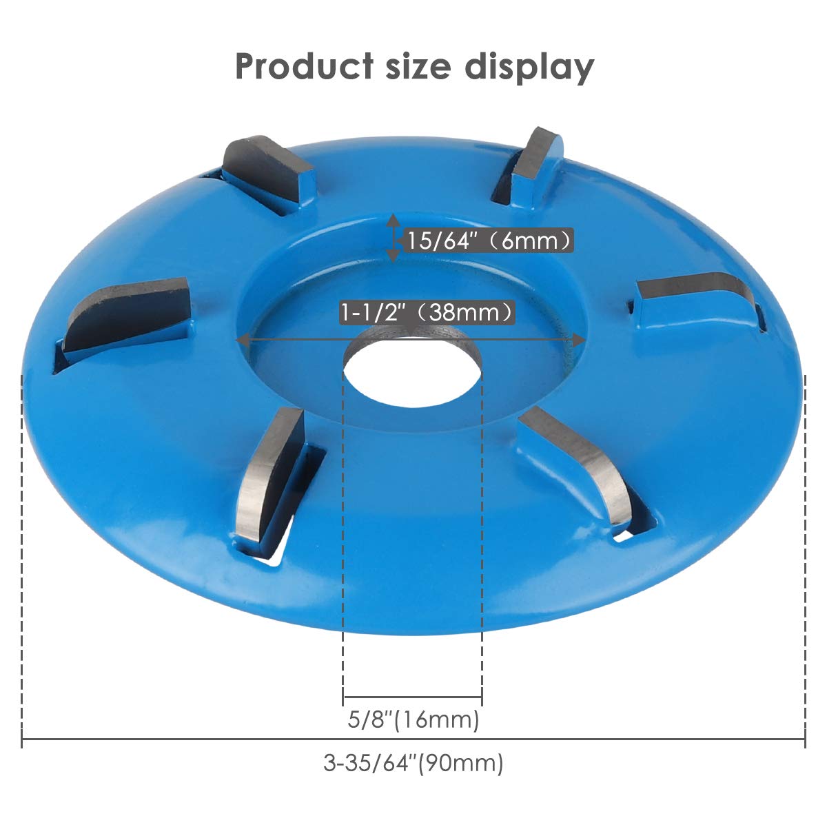 Wood Turbo Carving Disc (Curve) in 6 Teeth by KOWOOD