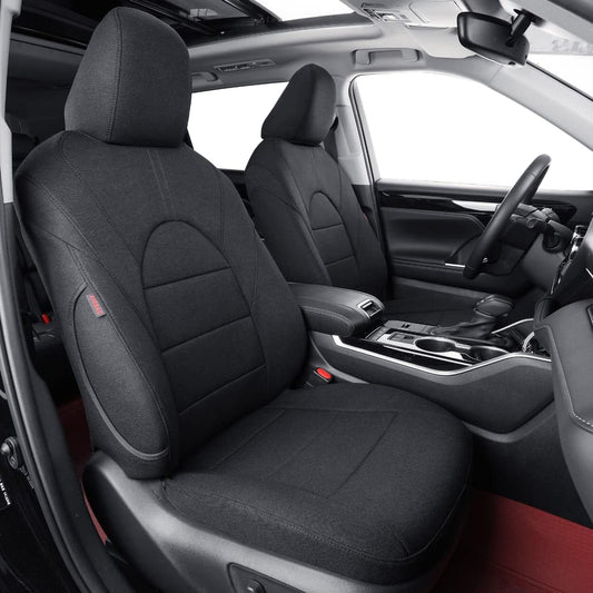 coverdream Custom Seat Covers Compatible with Select Toyota Camry SE,SE Sport,XSE 2012 2013 2014 2015 2016 2017 Models (Black,Full Set)