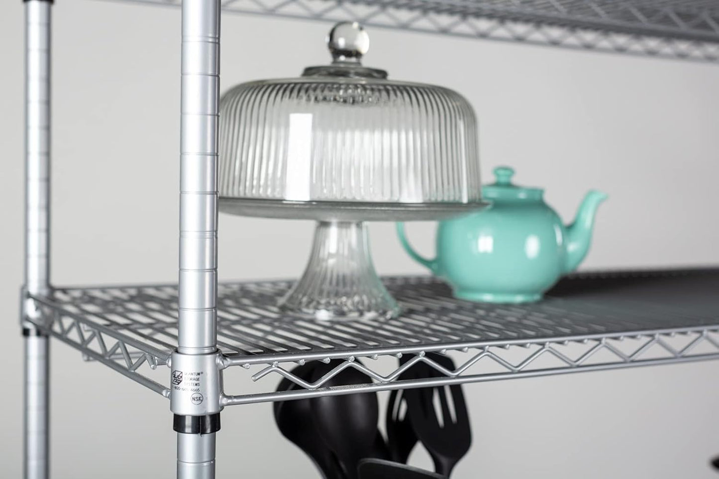 Omega 30" Deep x 72" Wide x 36" High 3 Tier Gray Starter Shelving Unit