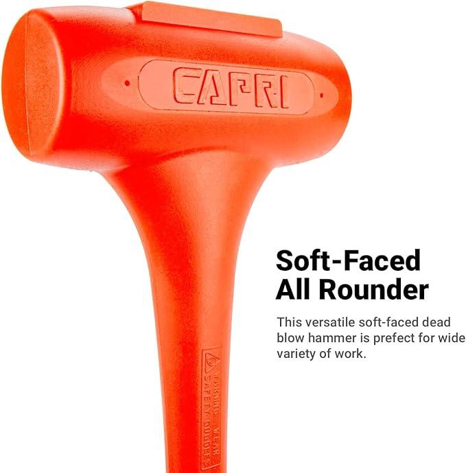 Capri Tools CP10101 C101 Dead Blow Hammer 30" Orange, 9 lb.