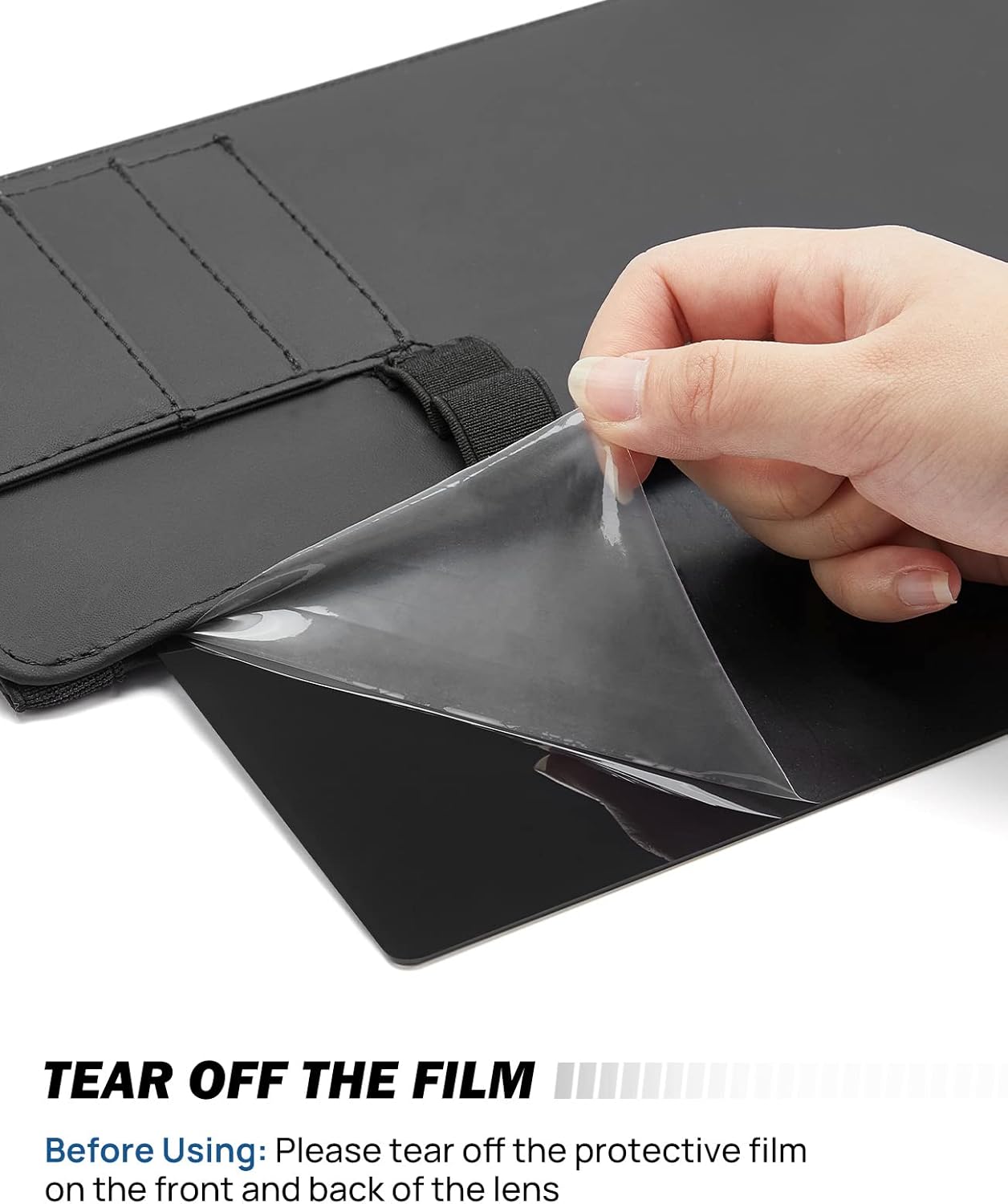 JoyTutus Polarized Sun Visor Sunshade Extender for Car with Polycarbonate Lens, Adjustable Sun Visor Extender Anti-Glare, Safe Driving, Window Sun Visor for Car (2 Pack)