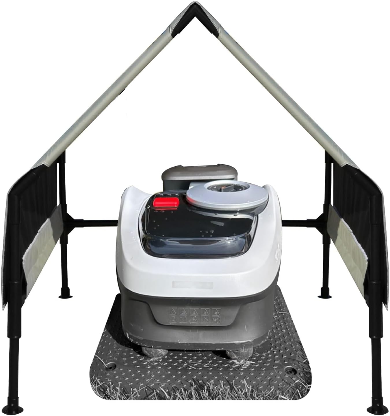 Robot Mower Garage, Wire Free Robot Lawn Mower Cover, Durable Water-Proof and Ultraviolet-Proof Polyester Oxford, 32 "x28x24, Suitable for All Types of Mowing Robots. (Large Size