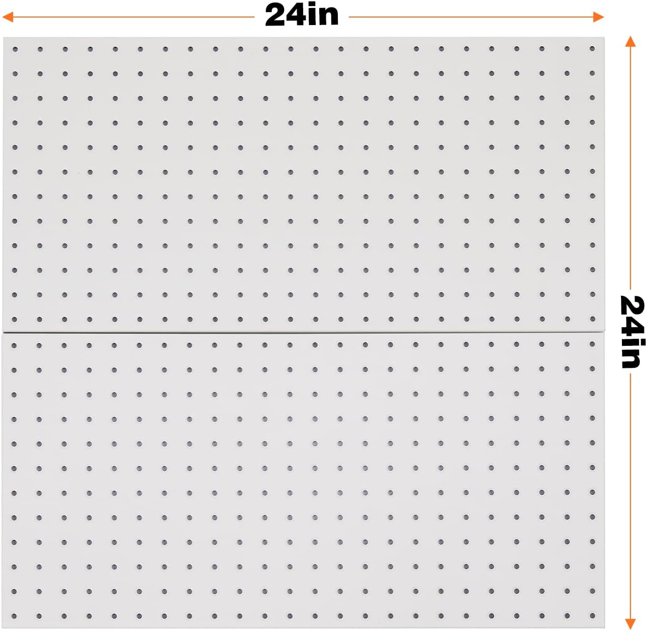 Ultrawall 2 Pcs Metal Pegboard Wall Panels, Peg Boards for Garage Tool Storage