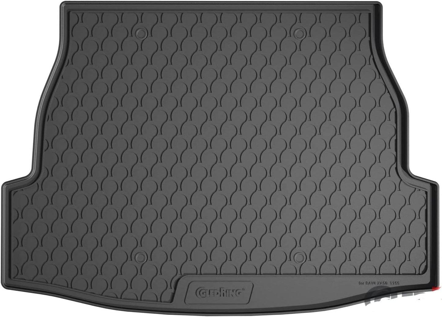 Gledring USA Custom Fit All-Weather Rubber Cargo Liner Intended for Toyota RAV4 2019-2023, No Trimming Required, Tailored Custom Fit, Protects from Rain, Mud, & Snow