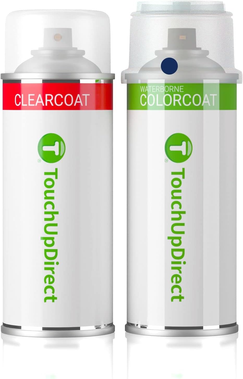 TouchUpDirect 8T5 Blue Ribbon/Dark Blue/Orion Blue Pearl Compatible with Toyota Exact Match Touch Up Paint Aerosol - Essential Kit