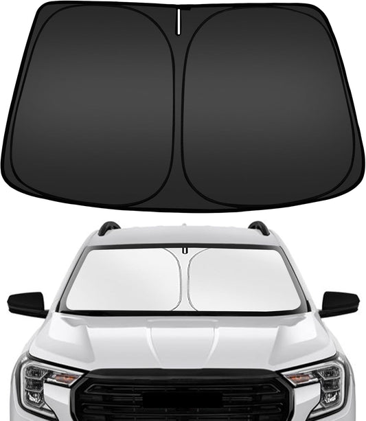 ARISMOTOR Windshield Sun Shade for GMC Terrain 2018-2025, Custom Fit Foldable Front Window Sunshade Sun Visor Protector, Block UV Rays Keep Your Car Cooler