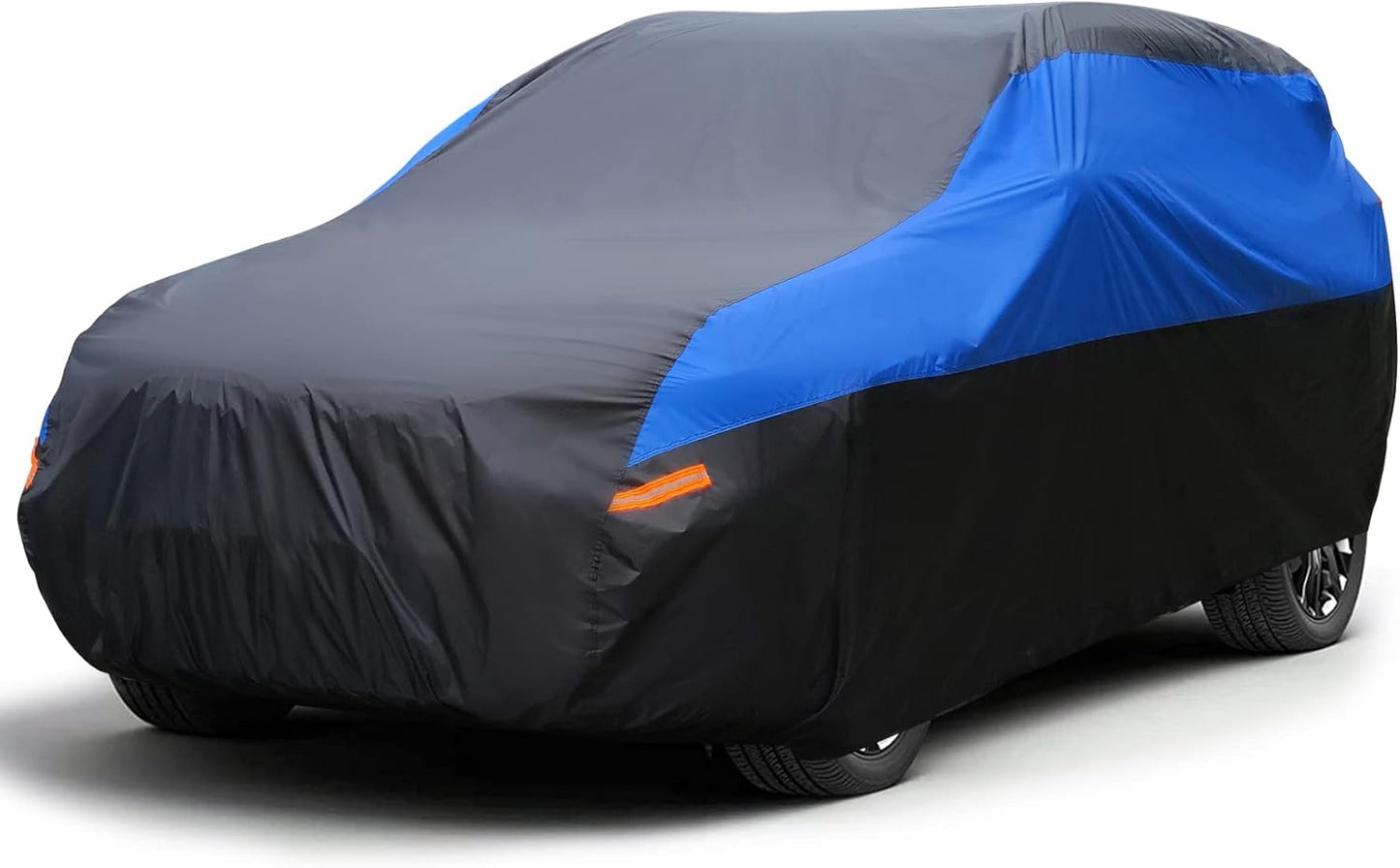 SUV Car Cover Hatchback Cover Waterproof All Weather, Outdoor Car Covers for Automobiles with Zipper Door, Hail UV Snow Wind Protection, Car Cover, Fit SUV Jeep-Length (up to 181")