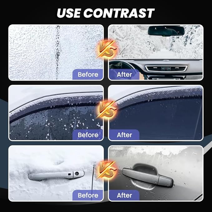 Anti-Freeze Electromagnetic Car Snow Removal Device,2026 New Car Defroster & Ice Remover, Electromagnetic Windshield Anti-Freeze Tool for Snow Melting, Automotive Winter Emergency Kit (3 PCS Upgrade)
