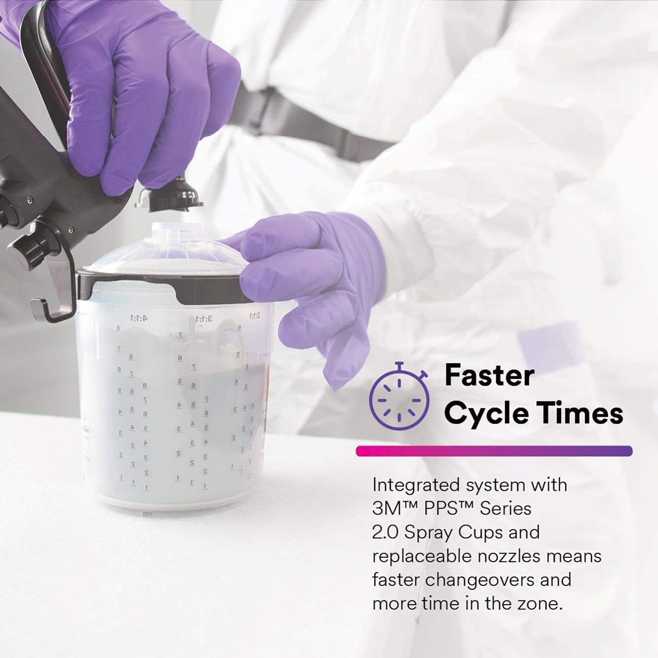 3M Performance Gravity HVLP Atomizing Head Refill Kit, 26713, Size 1.3, Green, for use with Performance Spray Gun and PPS 2.0 Paint Cups, 5 Pack