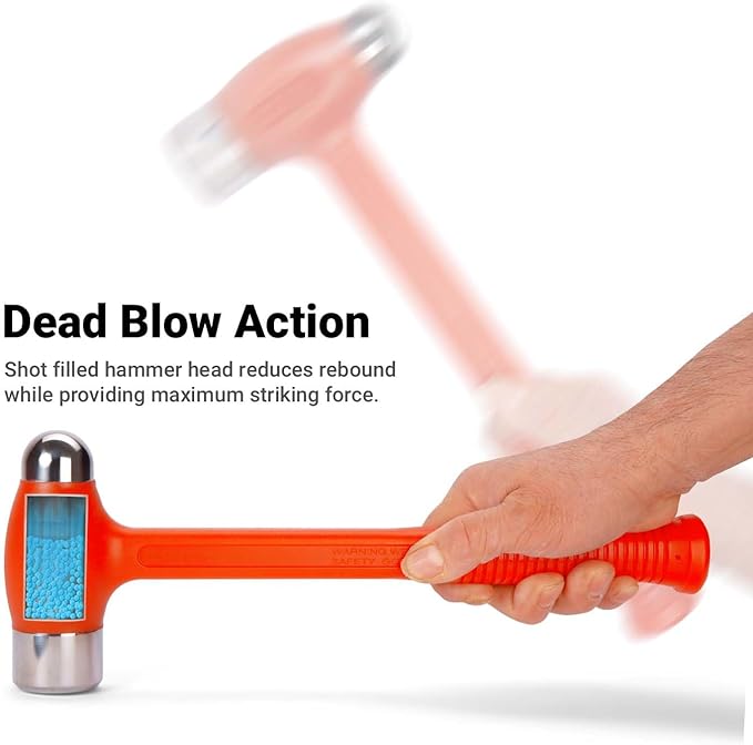 Capri Tools Dead Blow Ball Peen Hammer (26 oz)